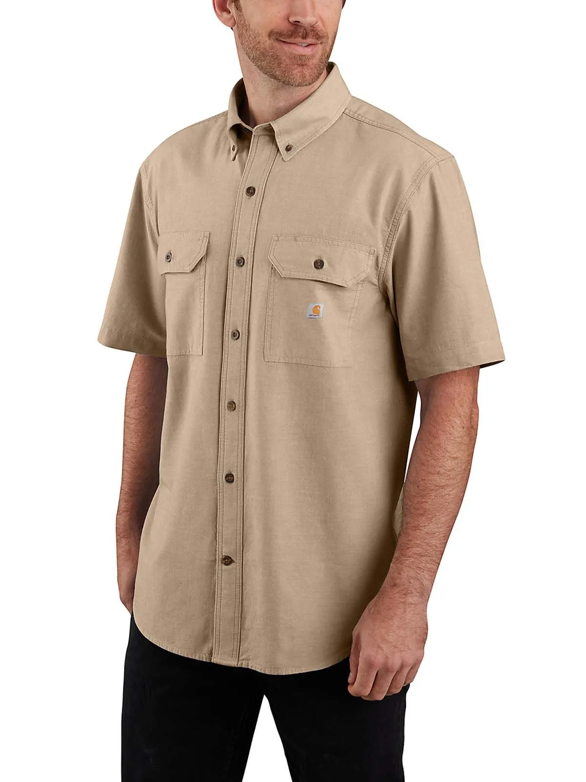 104369&#x20;Work&#x20;Shirt&#x20;Short&#x20;Sleeve&#x20;Chambray&#x20;-&#x20;Carhartt