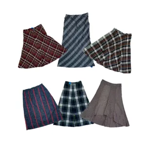 Autumn and Winter Tartan And Mix Skirts ,(RX-117)