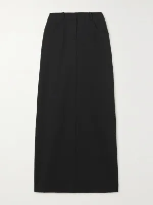 Black maxi skirt