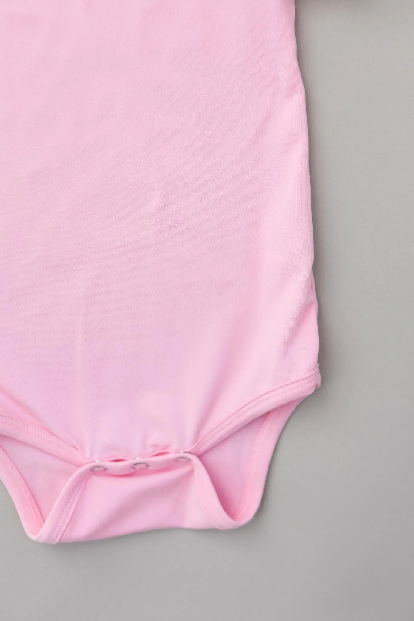 Bubblegum Pink S/s Flutter Bodysuit