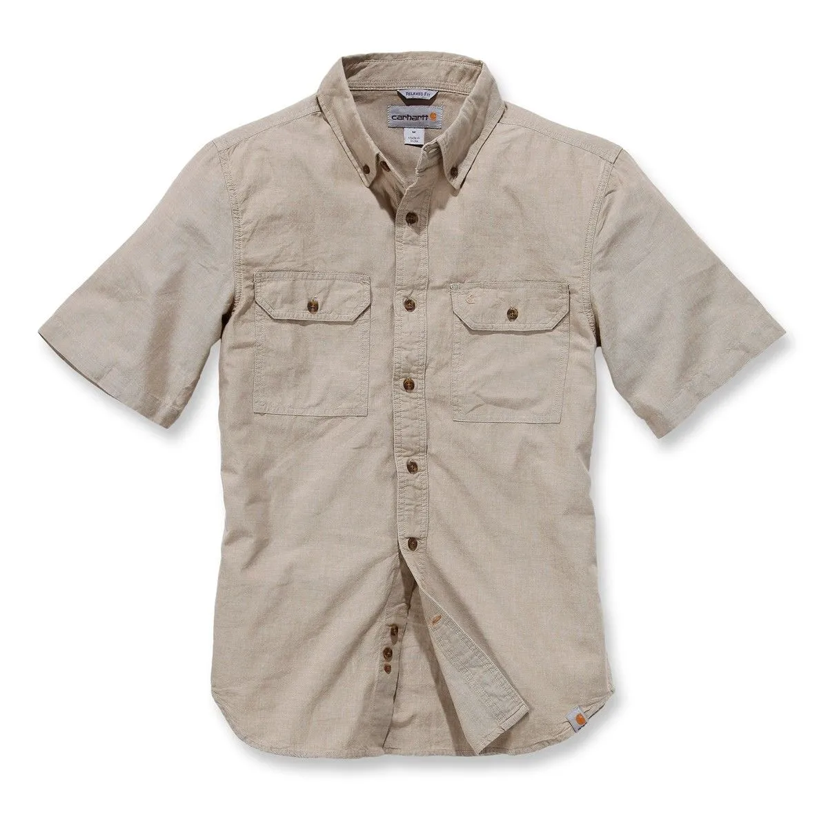 Carhartt&#x20;S200&#x20;Fort&#x20;Solid&#x20;s&#x2F;s&#x20;Shirt&#x20;-&#x20;Black&#x20;Chambray