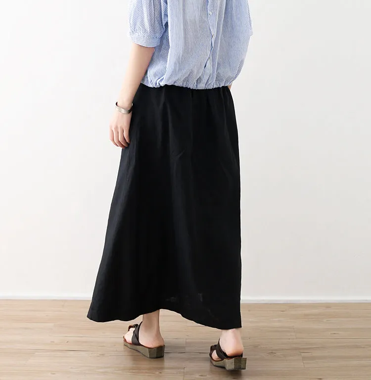 Casual Summer Women Skirts Women Skirts Women Linen Cotton Skirts ATM962317