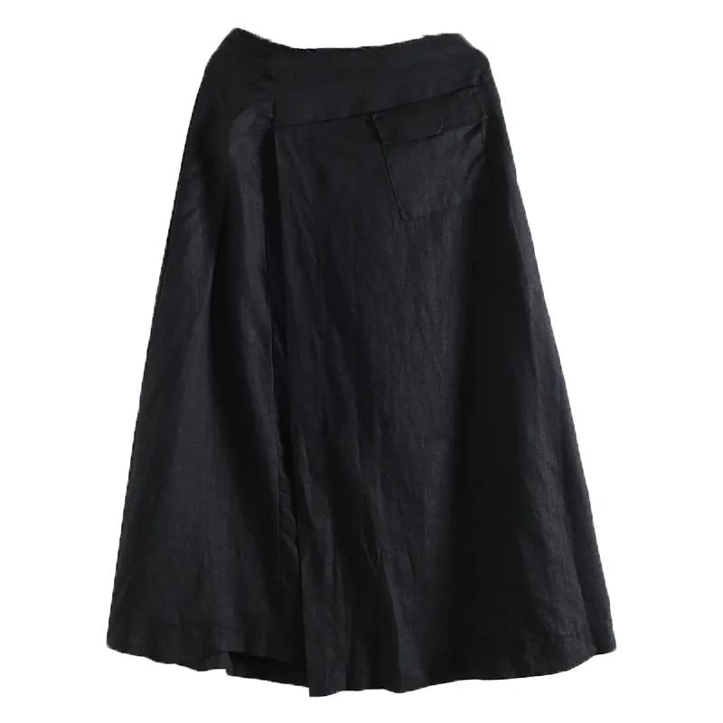 Casual Summer Women Skirts Women Skirts Women Linen Cotton Skirts ATM962317