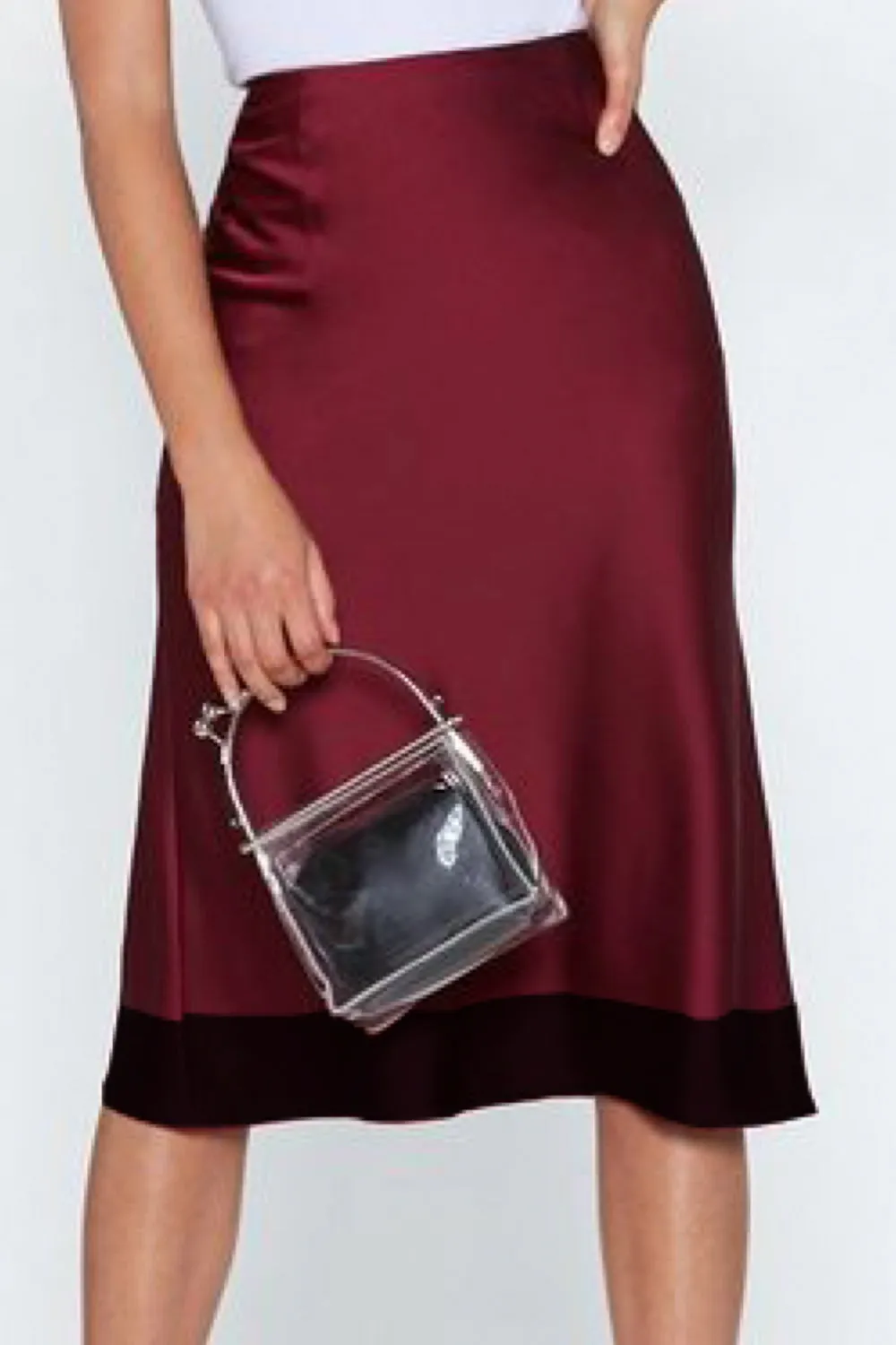 Copper Dark Red Skirt