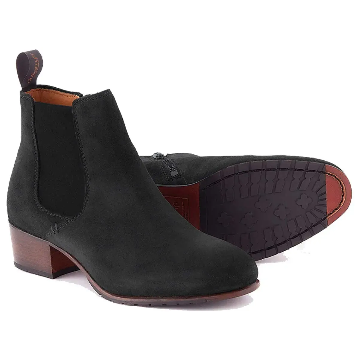 DUBARRY Bray Chelsea Boots - Ladies - Black Suede