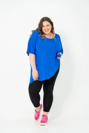 'ENVY' OVERSIZED Box Top - Cobalt