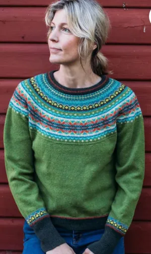 Eribe Alpine Sweater In Moss