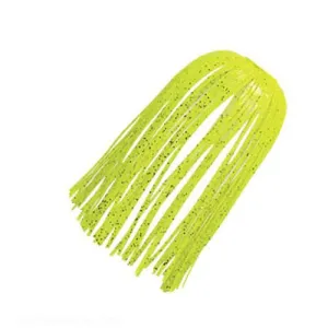 Ez Skirt Lures - 2 3-4" Size, Chartreuse-Silver Glitter, Per 3