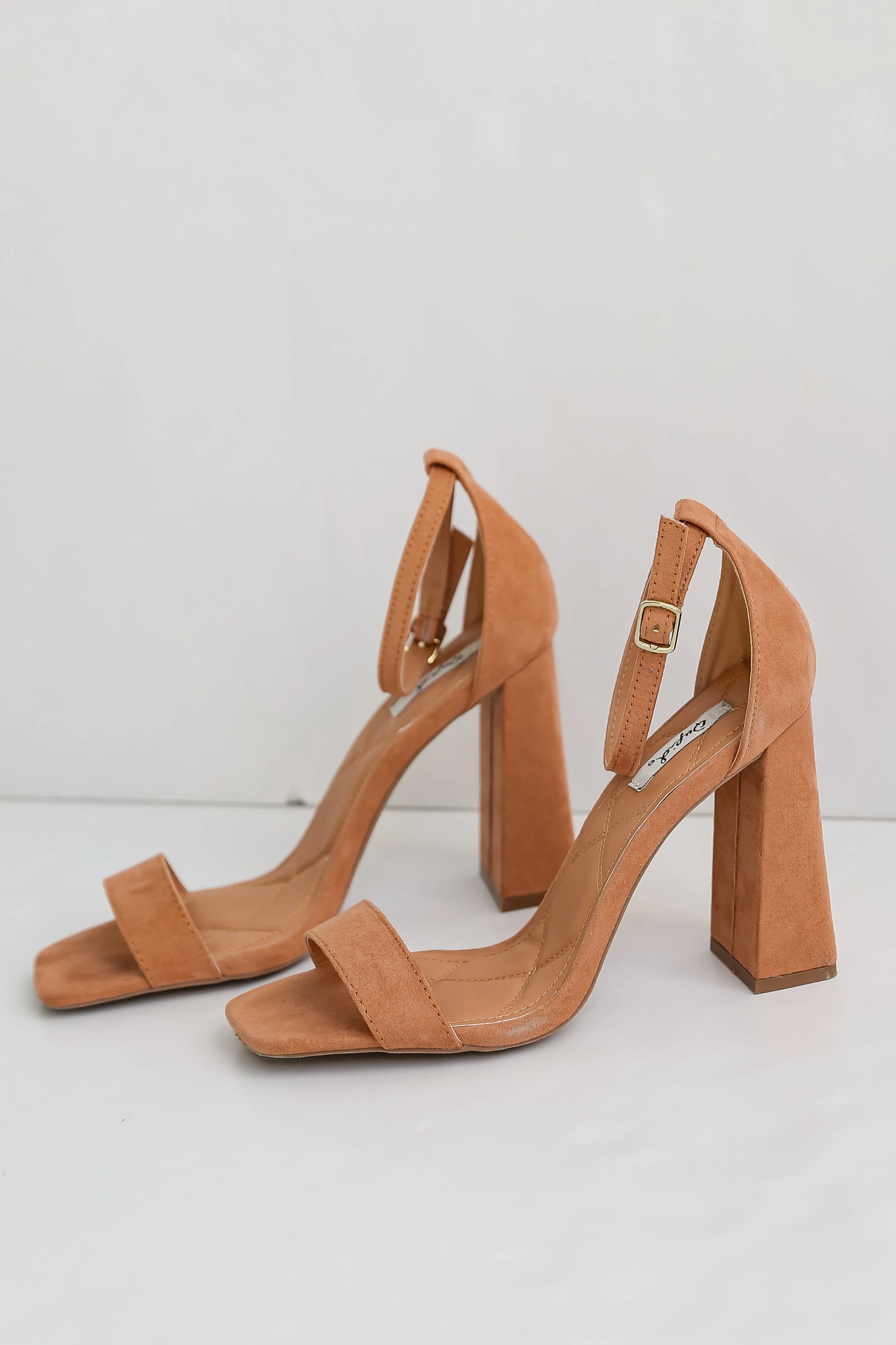 FINAL SALE - Looking Ahead Nude Ankle Strap Heels - DU DEAL