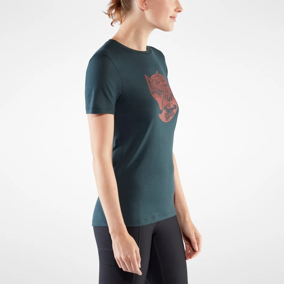 Fjällräven Women&#x27;s Abisko Wool Fox Short Sleeve Patina Green/Terracotta Brown | Buy Fjällräven Women&#x27;s Abisko Wool Fox Short Sleeve Patina Green/Terracotta Brown here | Outnorth