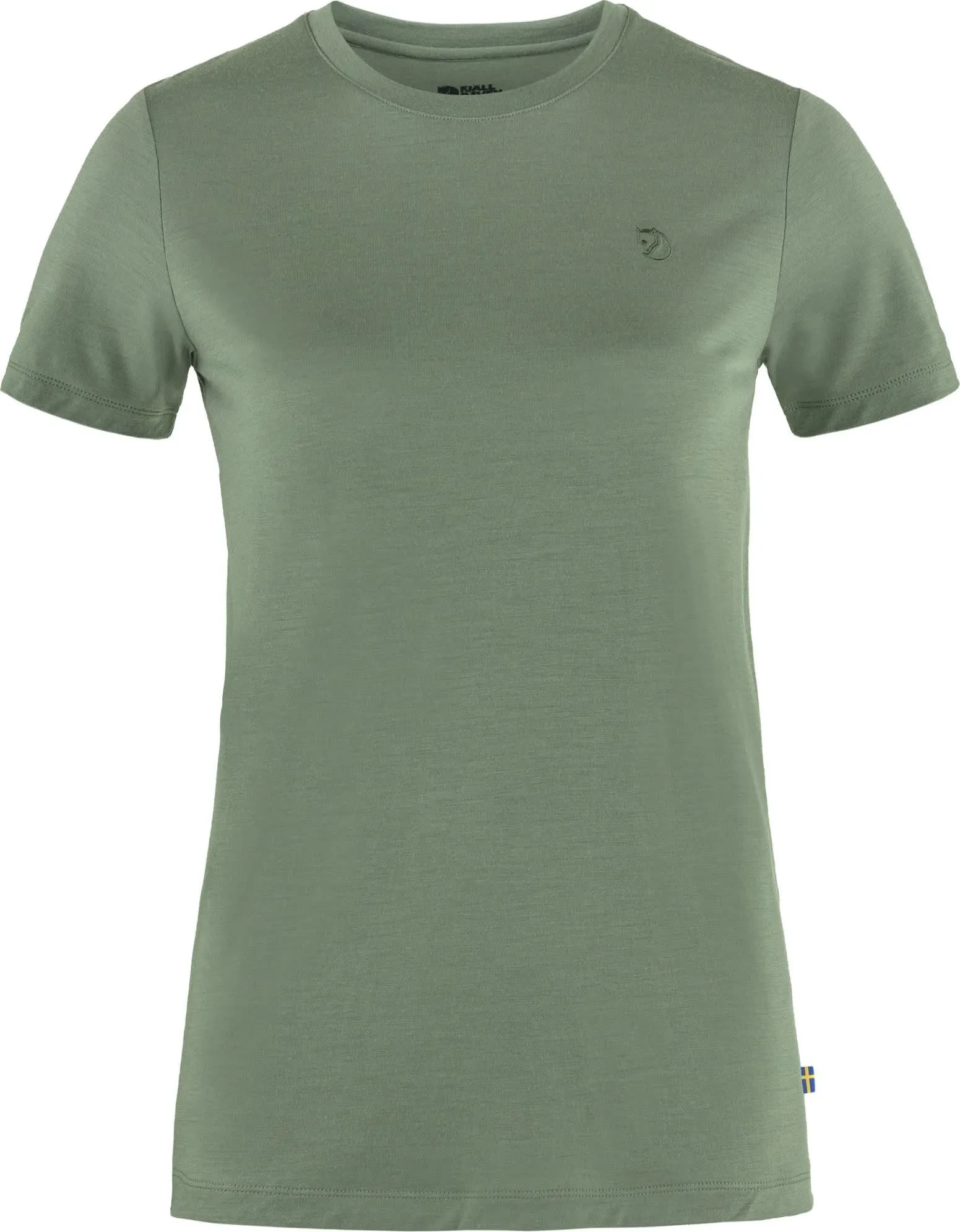 Fjällräven Women&#x27;s Abisko Wool Short Sleeve Patina Green | Buy Fjällräven Women&#x27;s Abisko Wool Short Sleeve Patina Green here | Outnorth