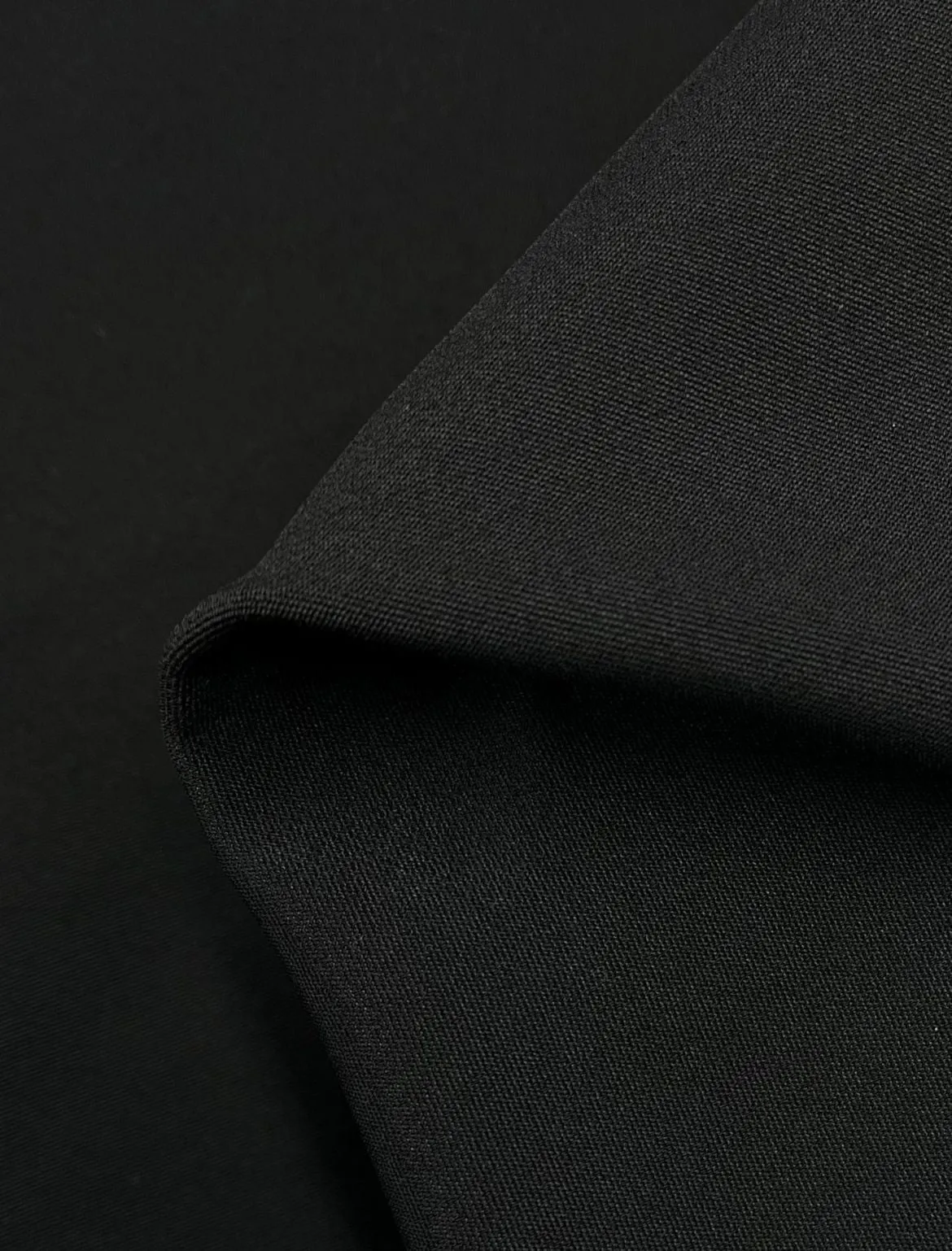 Heavyweight Sateen - Black - 125cm