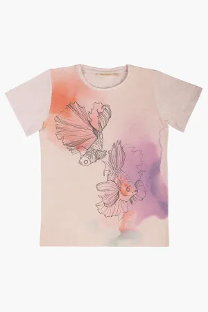 Kids Soft Gallery Ji Swirling T-Shirt