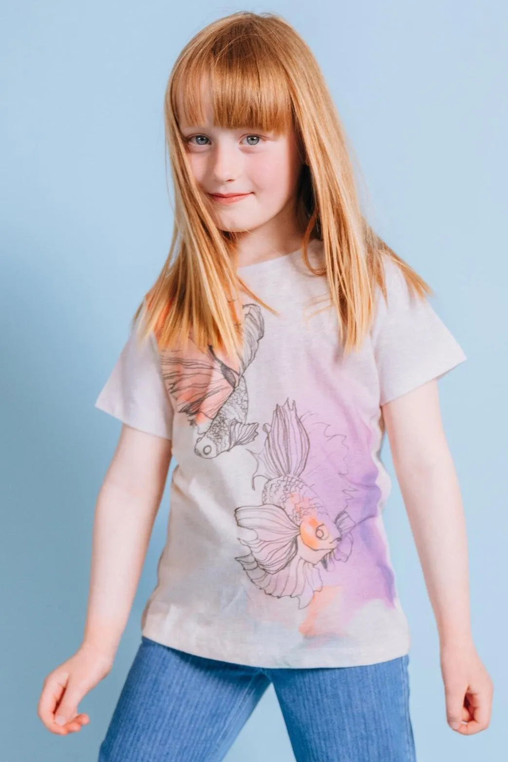 Kids Soft Gallery Ji Swirling T-Shirt