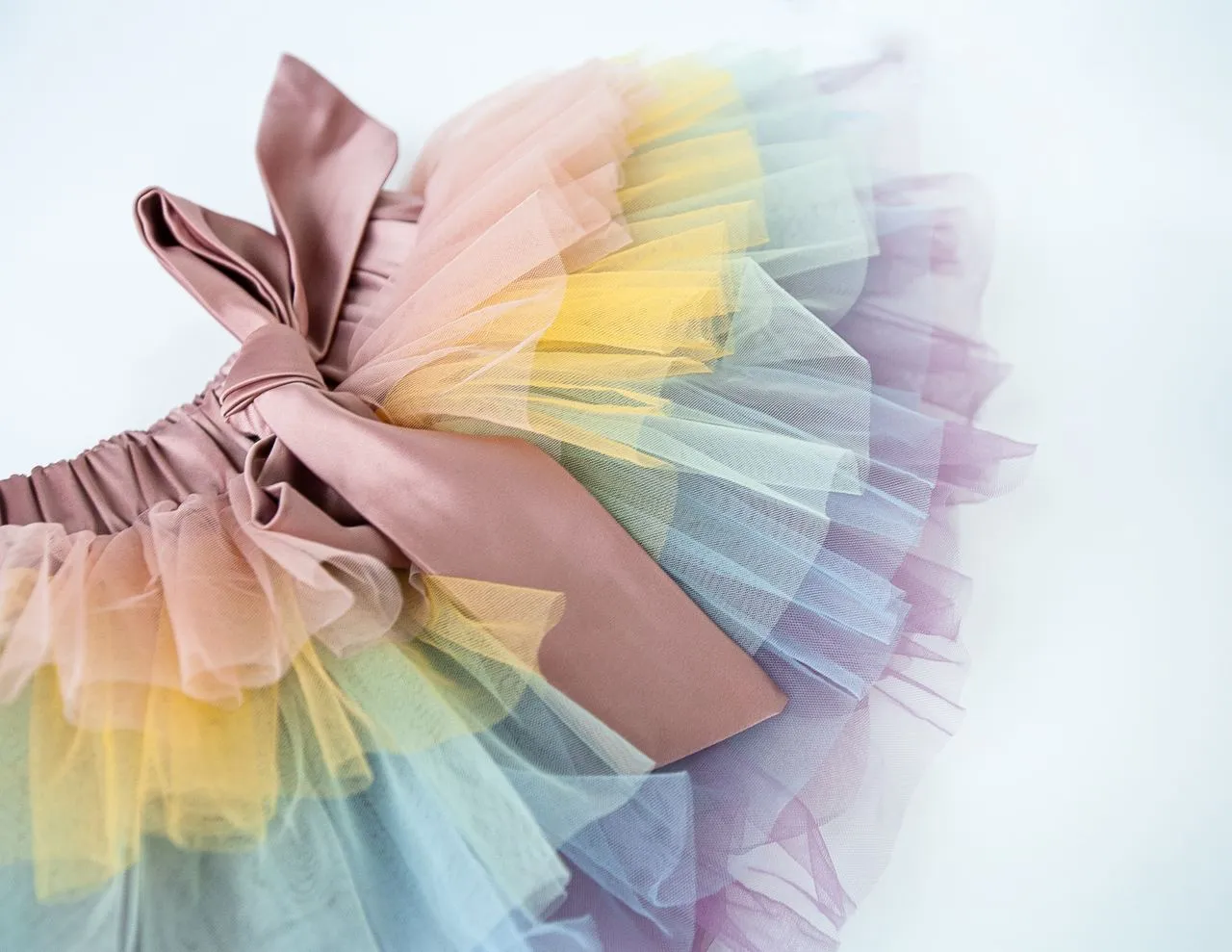 Little Ballerina Tutu Skirt - Rainbow Light