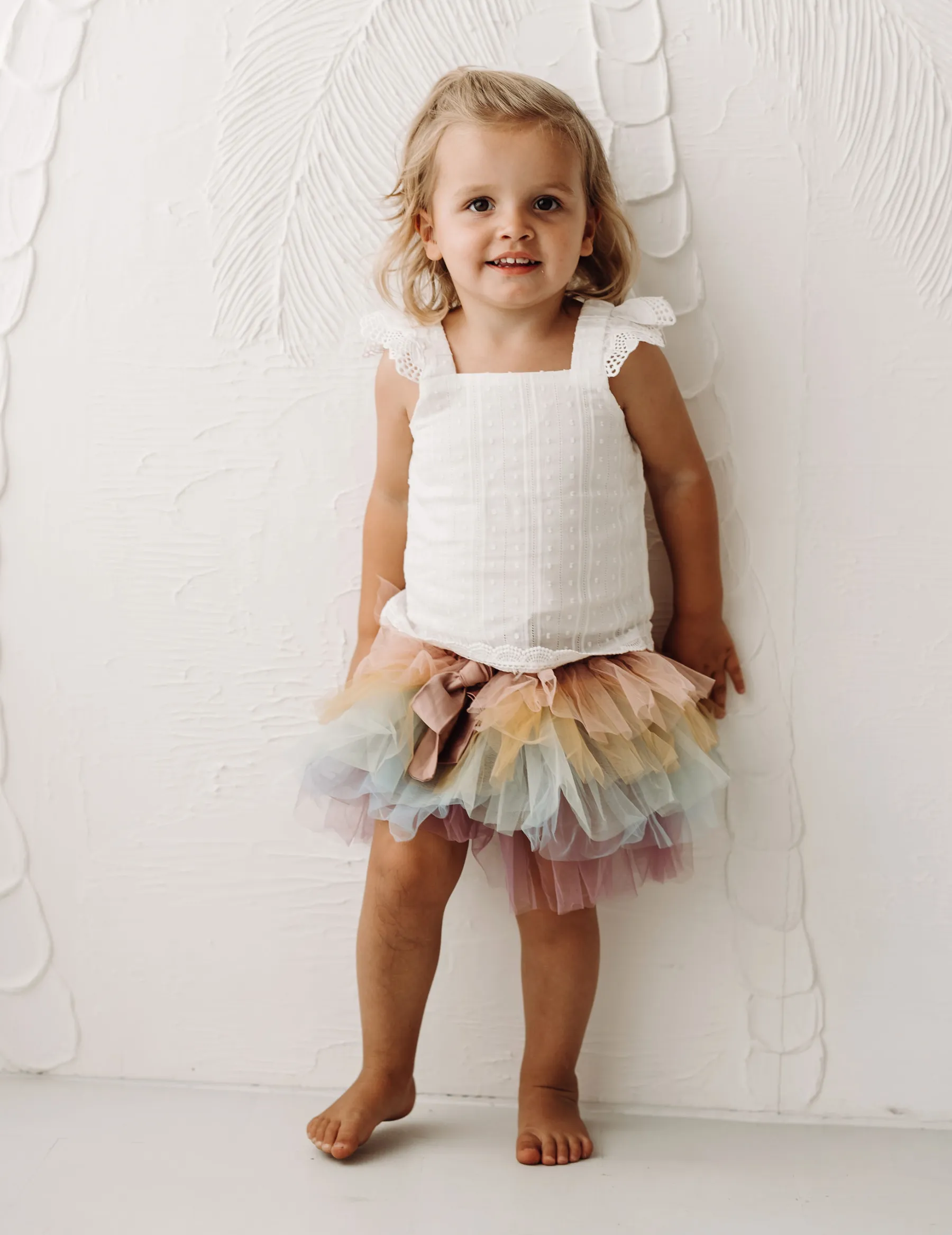 Little Ballerina Tutu Skirt - Rainbow Light