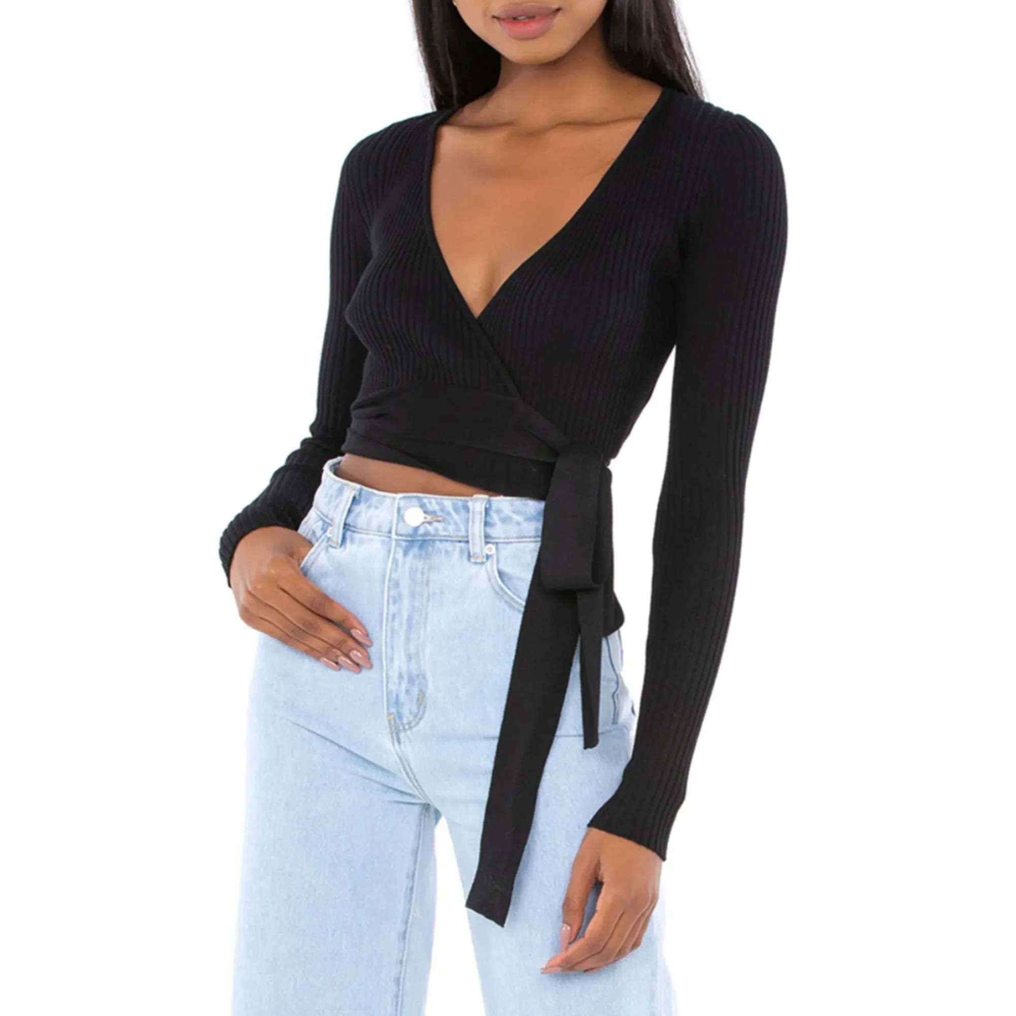 Mink Pink Phrada Wrap Top