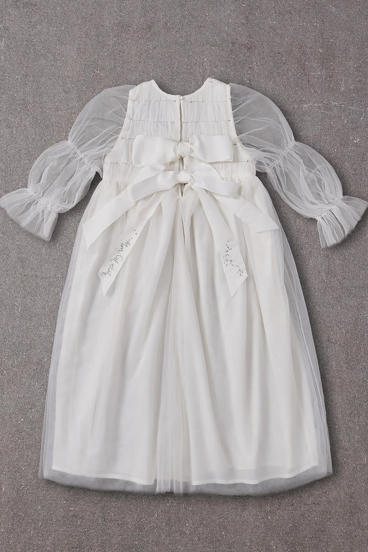 Nellystella Isabella Girls Dress - Bright White