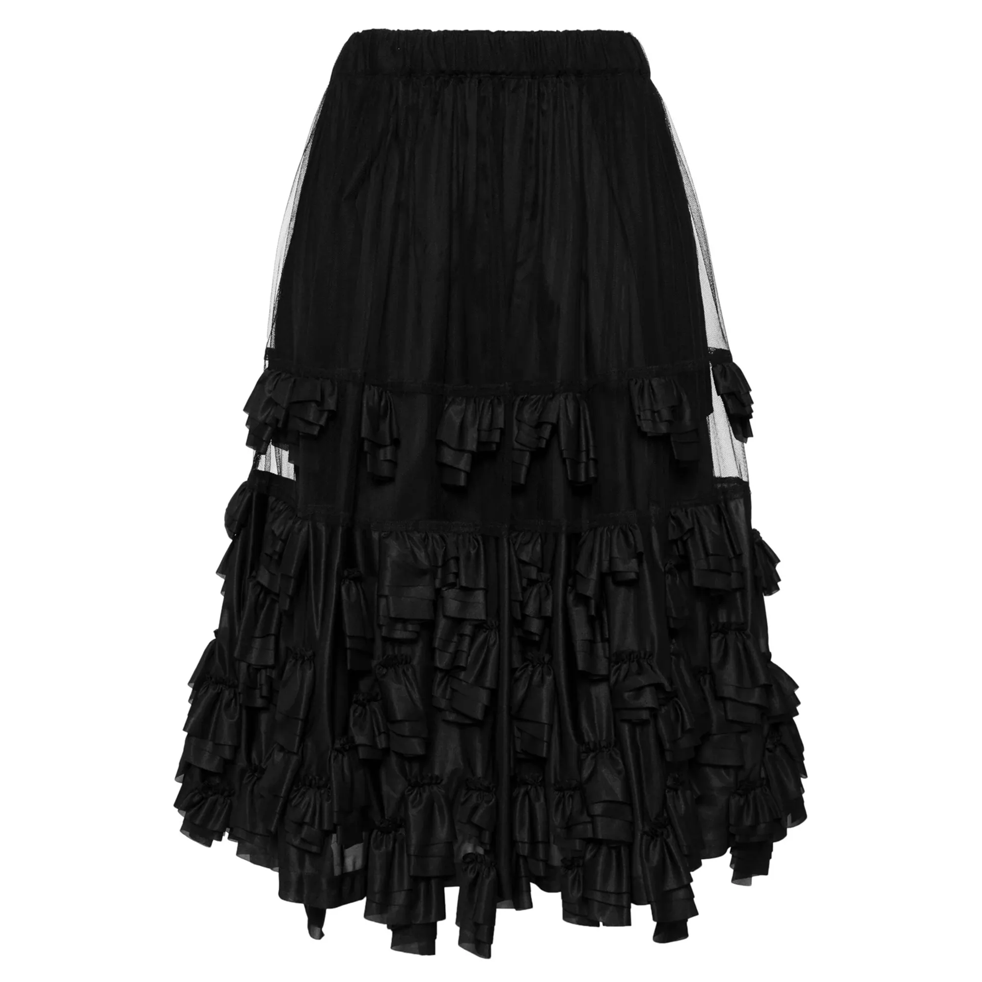 Nylon Soft Tulle × Polyester Skirt