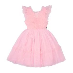 Rock Your Kid Pink Heart Tulle Party Dress