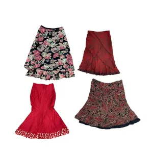 Romantic rouge Valentine y2k skirts / Y2K 2024 (NS-219)