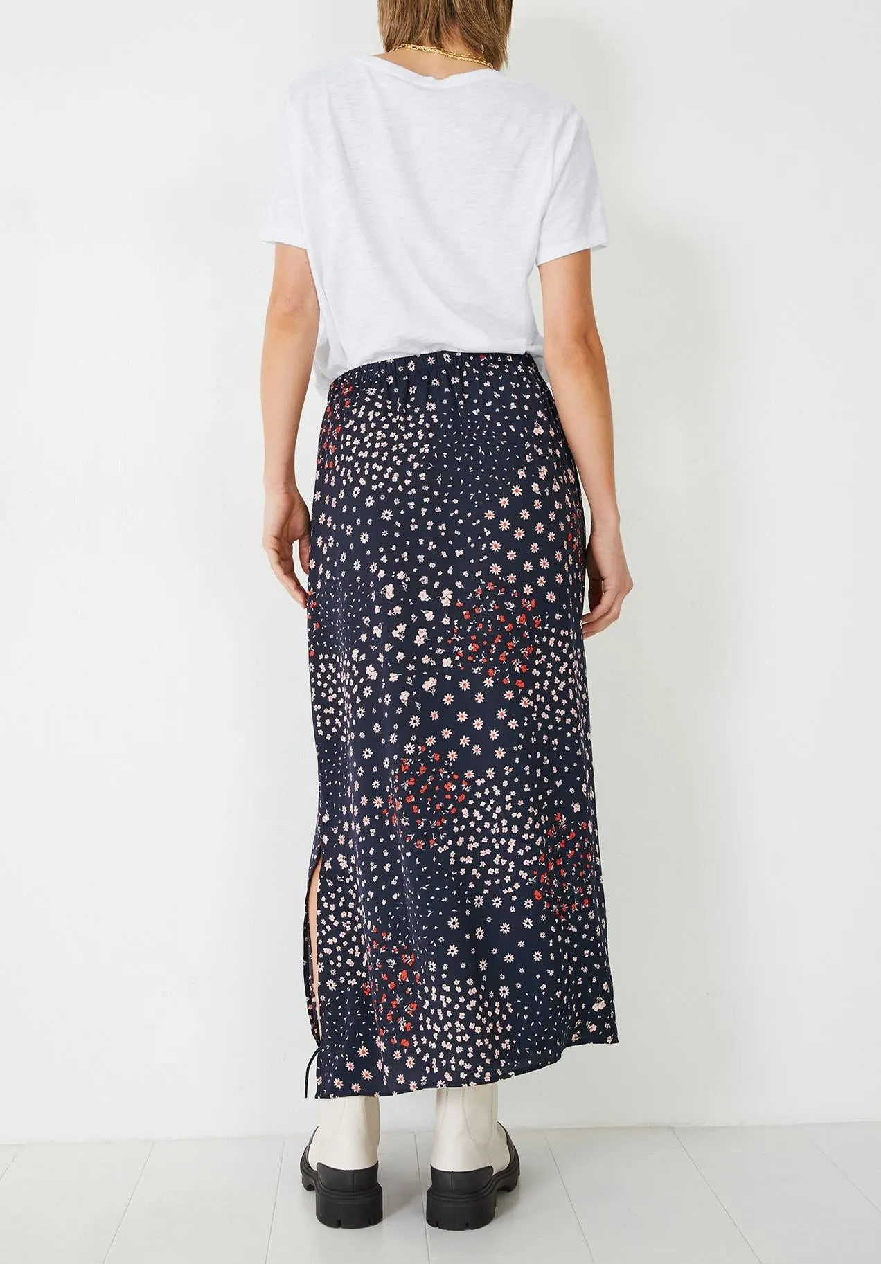 Santana Floral Printed Midi Skirt