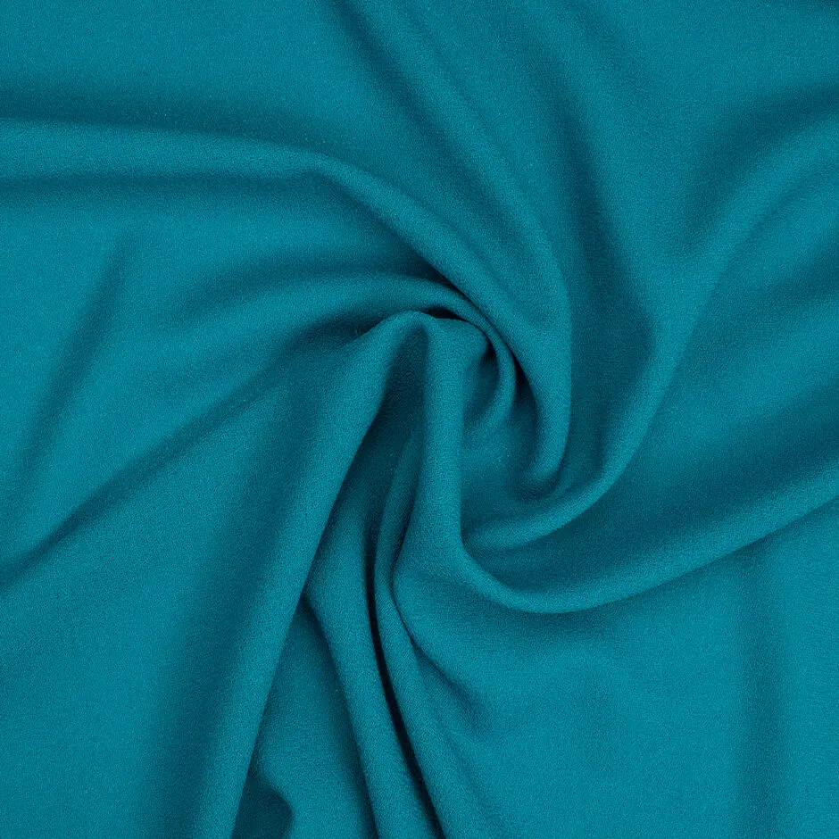 Sea Green Single Wool Crêpe