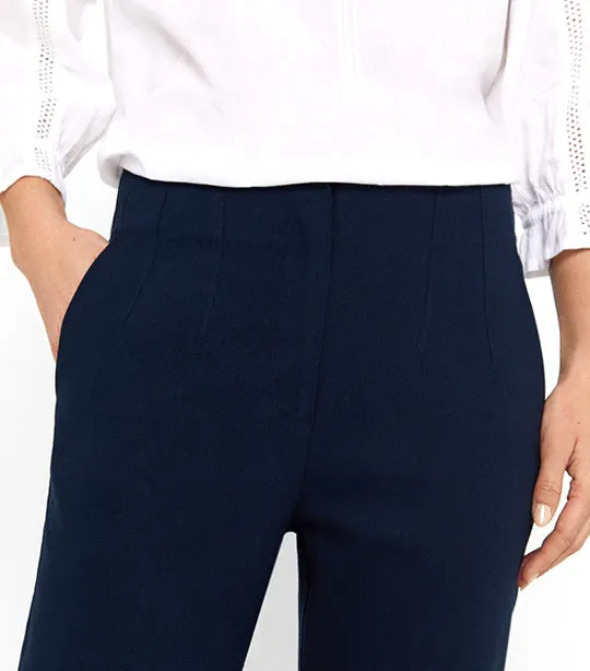 Skinny-fit Trousers Navy