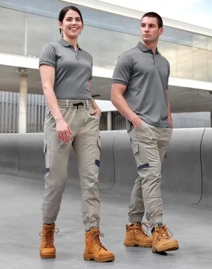 Unisex Cotton Stretch Drill Cuffed Work Pants - WP28