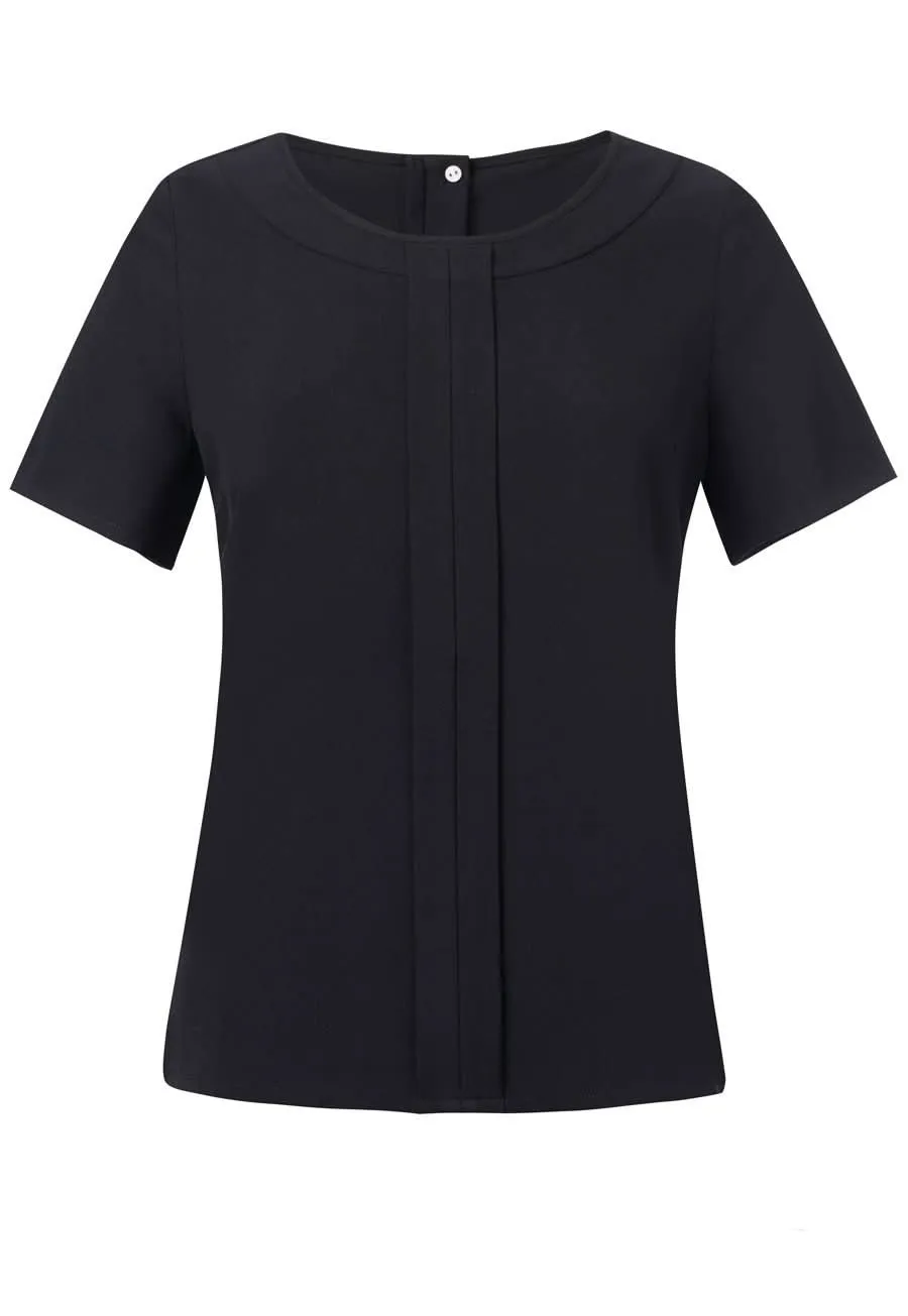 Verona Plain Crepe de Chine Blouse