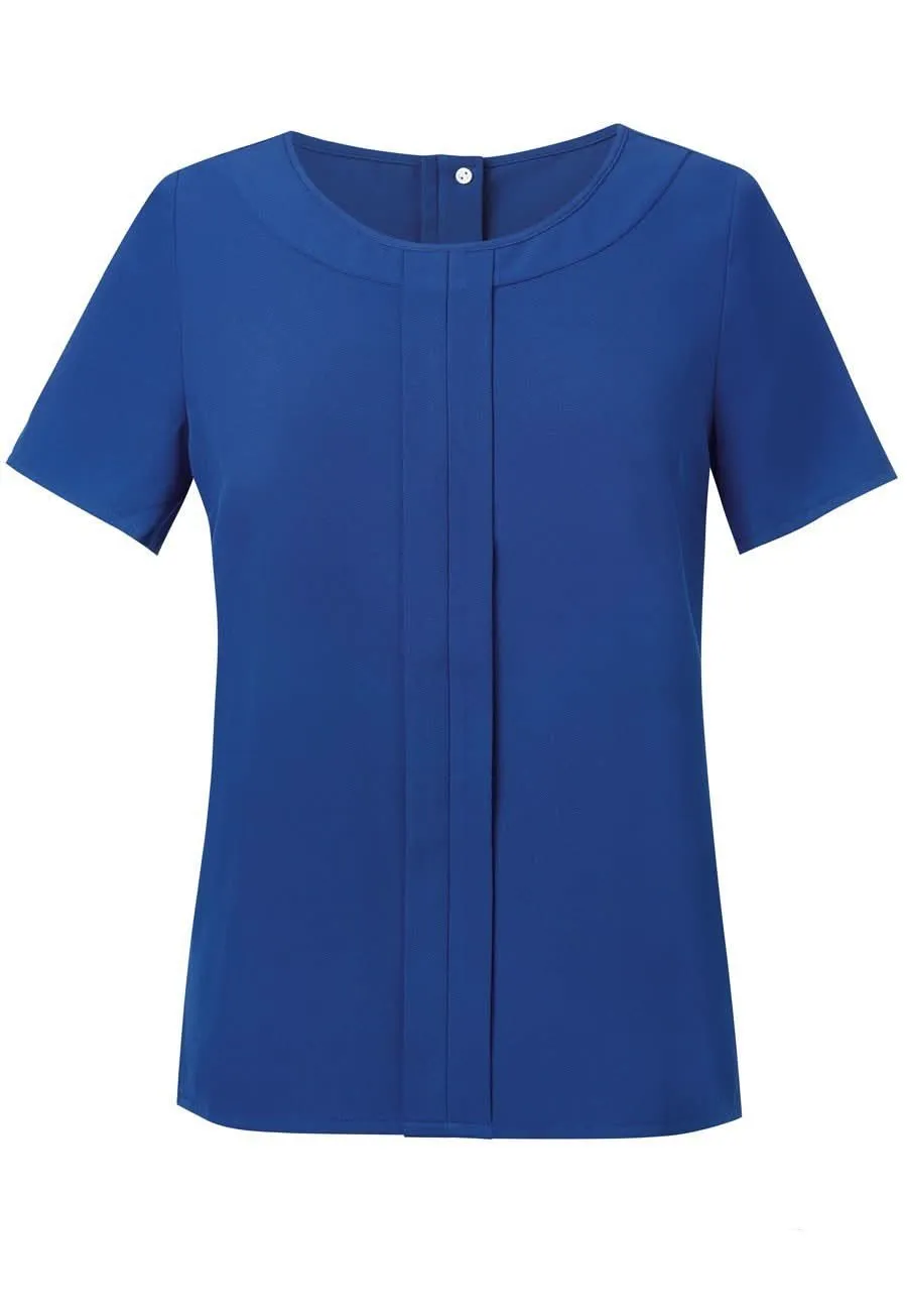 Verona Plain Crepe de Chine Blouse