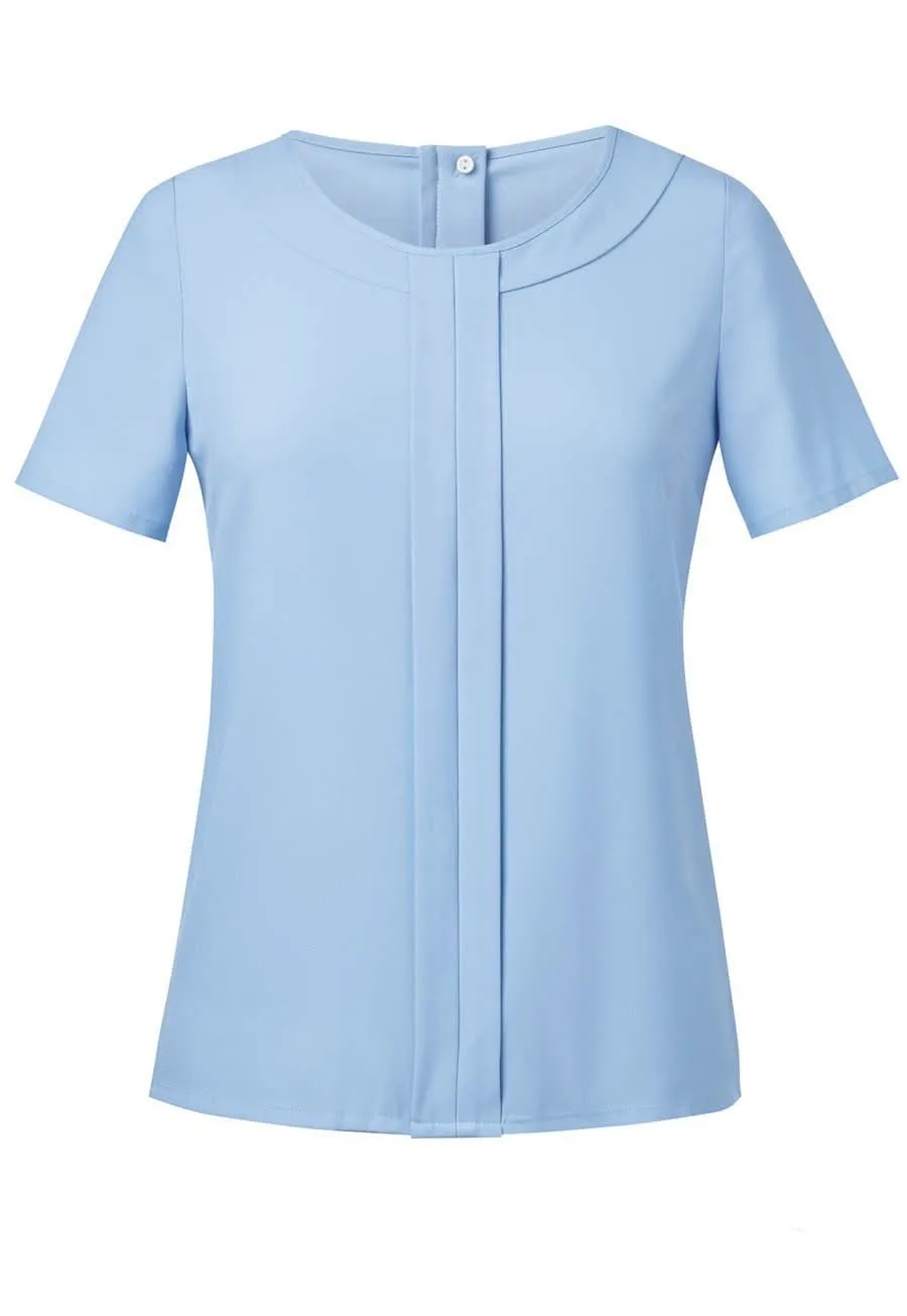 Verona Plain Crepe de Chine Blouse