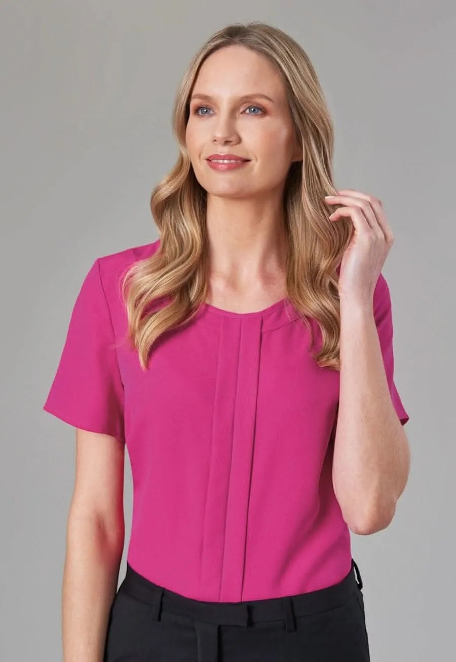 Verona Plain Crepe de Chine Blouse