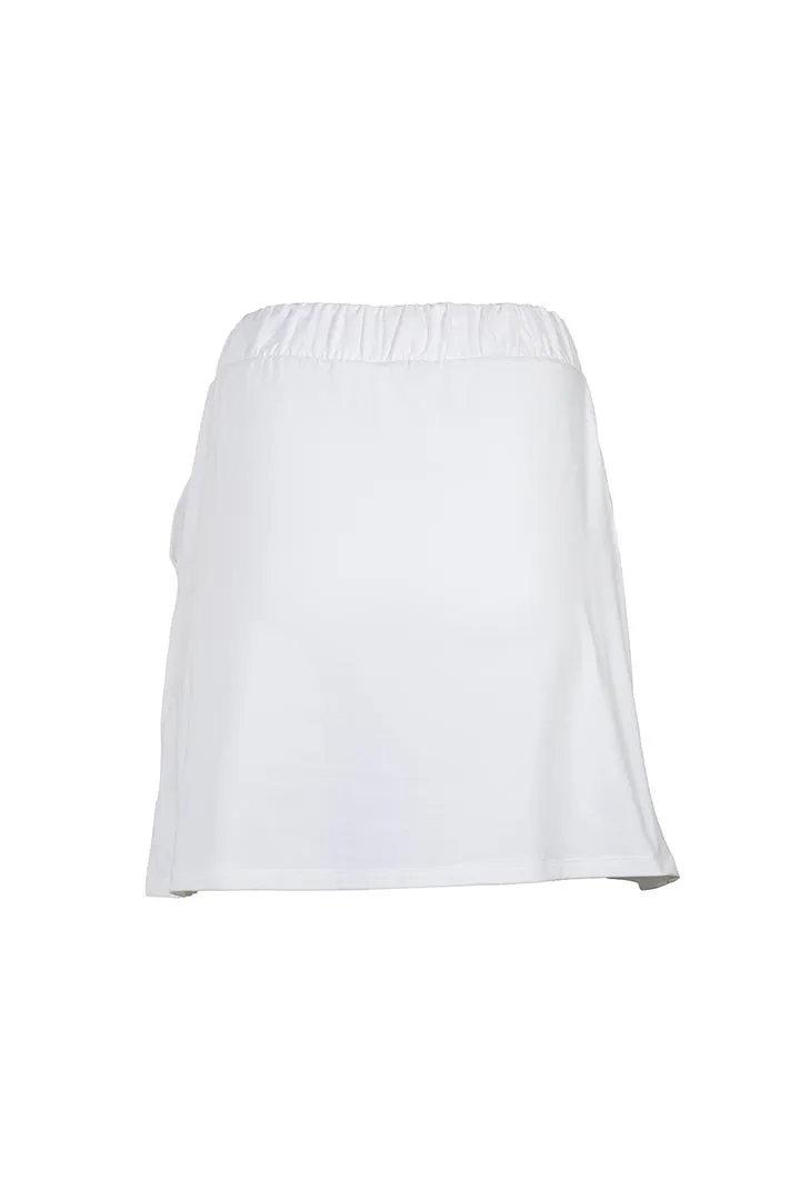 Women's Plaka Knit Skort  |  White