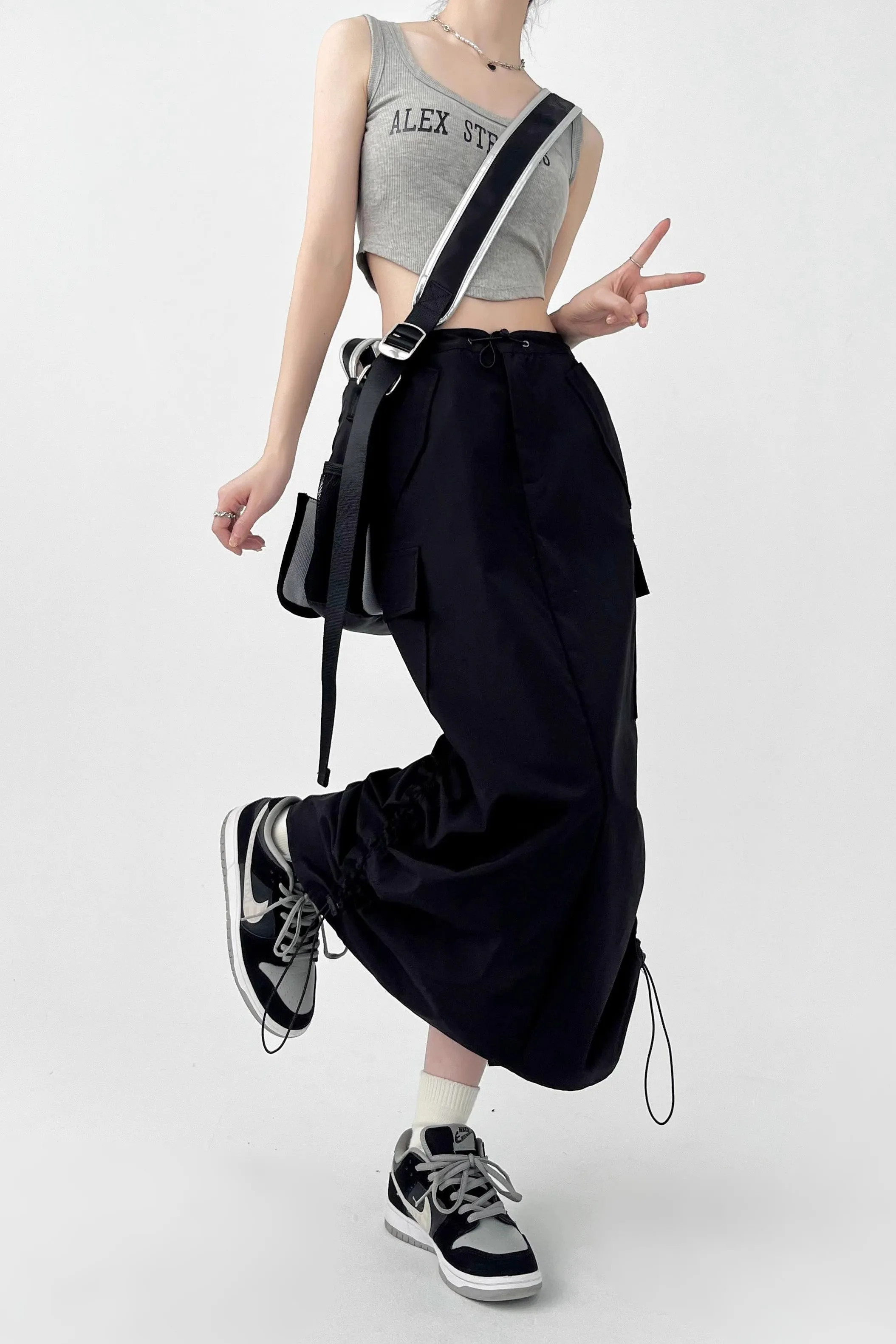 Workwear skirt, long autumn skirt, long skirt     S3415