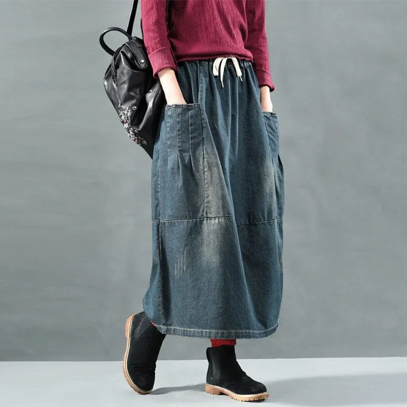 Yuu Vintage Denim Skirt